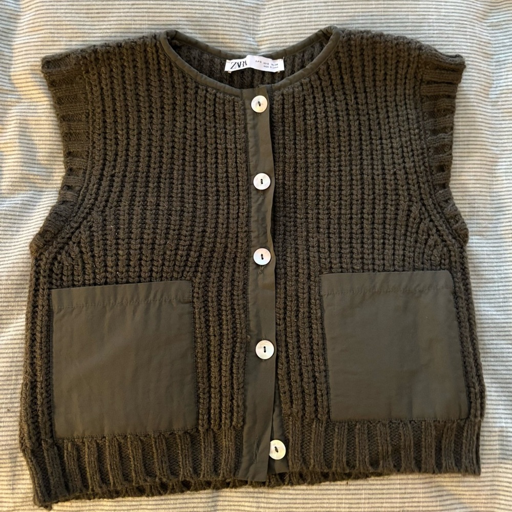 Zara sweater vest